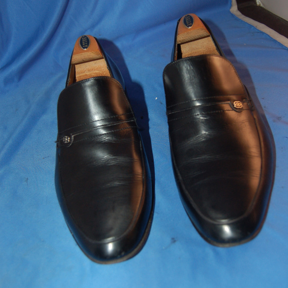 Barker Loafers Mdl 909215 K1 152E Black Mens Sz 10 - Picture 5 of 8